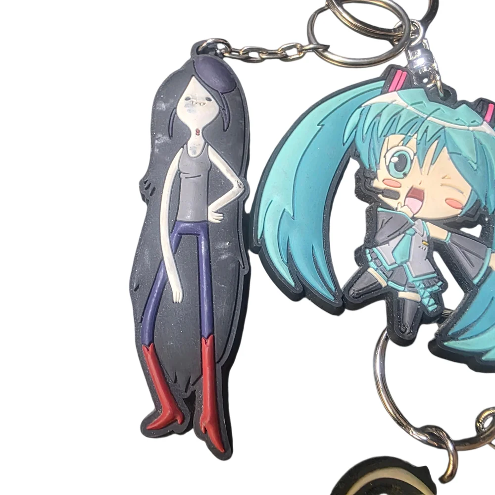 Anime Character Keychain Set